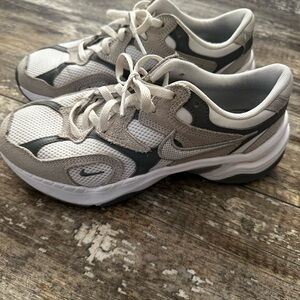 Nike White and Gray Athletic Shoes